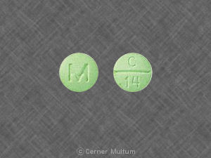 Green round pill m klonopin